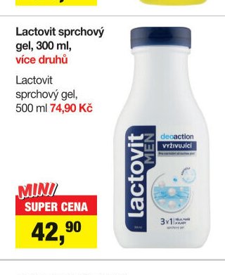Lactovit sprchový gel, 300 ml