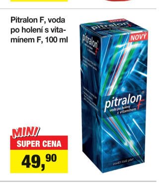 Pitralon F, voda po holení s vitamínem F, 100 ml