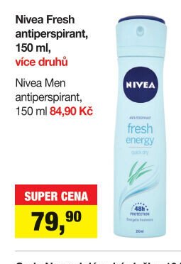 Nivea Fresh antiperspirant, 150 ml