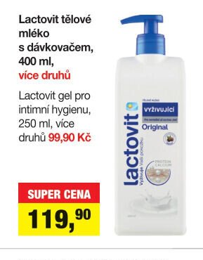 Lactovit tělové mléko