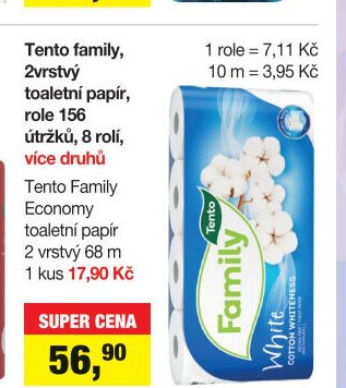 Tento family 2vrstvý toaletní papír