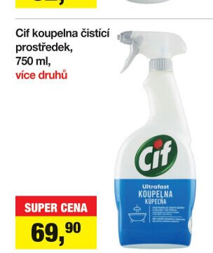 Cif koupelna čisticí prostředek, 750 ml