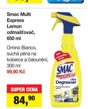 Smac Multi Express Lemon odmašťovač, 650 ml