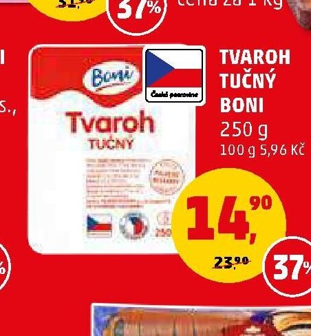 TVAROH TUČNÝ BONI 250 g - Penny Market aktualniletaky.eu