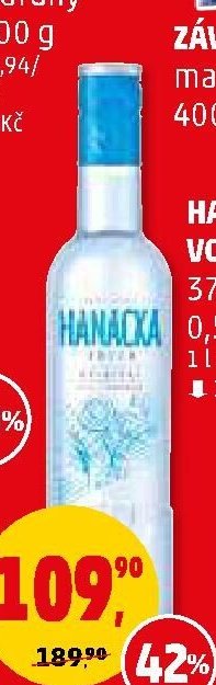 HANÁCKÁ VODKA 37,5 % alk. 0,5 l - Penny Market aktualniletaky.eu