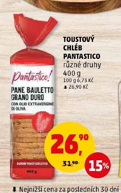TOUSTOVÝ CHLÉB PANTASTICO - Penny Market aktualniletaky.eu