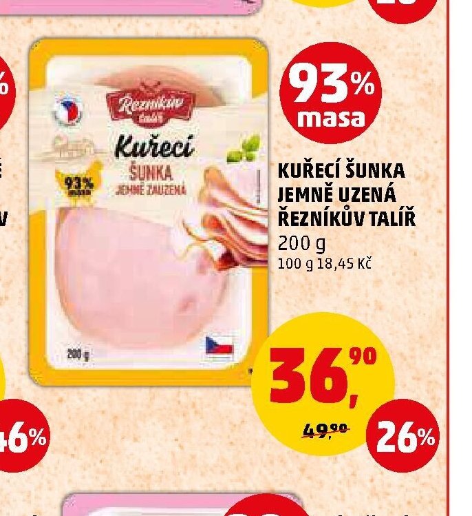 KUŘECÍ ŠUNKA JEMNĚ UZENÁ ŘEZNÍKŮV TALÍŘ 200 g - Penny Market aktualniletaky.eu