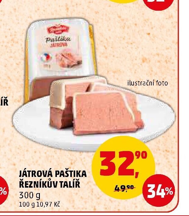 JÁTROVÁ PAŠTIKA ŘEZNÍKŮV TALÍŘ 300 g - Penny Market aktualniletaky.eu