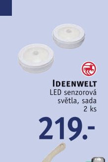 IDEENWELT LED senzorová světla, sada 2 ks