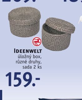 IDEENWELT úložný box, sada 2 ks