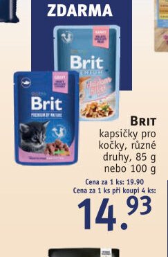 BRIT kapsičky pro kočky