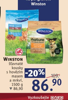 WINSTON šťavnaté kousky s hovězím a mrkví