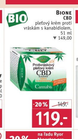 Bione CBD pleťový krém