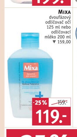 Mixa dvoufázový odličovač očí