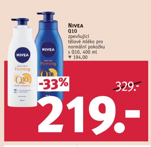 Nivea Q10 tělové mléko