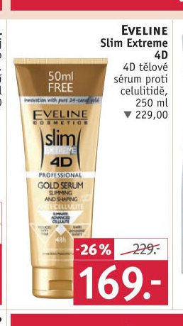 Eveline Slim Extreme 4D tělové sérum
