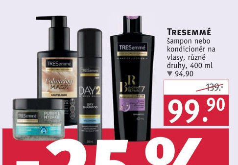 TRESemmé šampon nebo kondicionér na vlasy