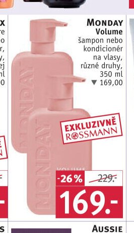 MONDAY Volume šampon nebo kondicionér na vlasy, 350 ml