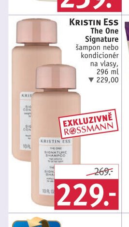 KRISTIN ESS The One Signature šampon nebo kondicionér na vlasy, 296 ml