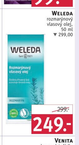Weleda rozmarýnový vlasový olej