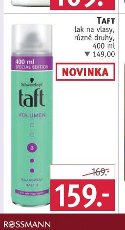 Taft lak na vlasy