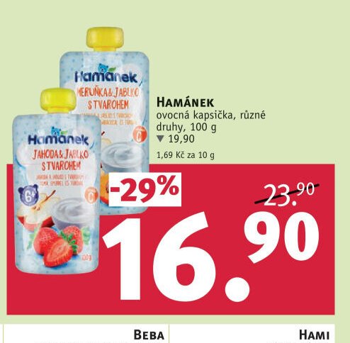 HAMÁNEK ovocná kapsička