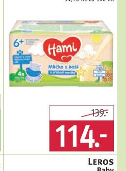 HAMI mlíčko s kaší