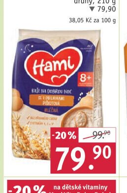 HAMI mléčná kaše
