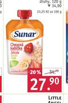 SUNAR ovocná kašička