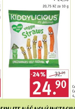 KIDDYLICIOUS zeleninové tyčinky