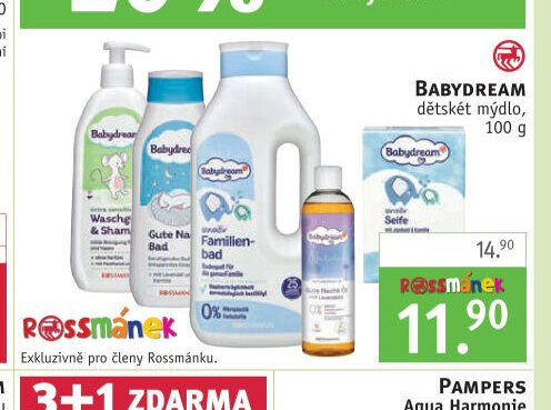 Babydream dětské mýdlo