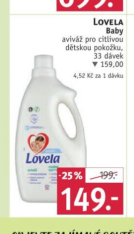 Lovela Baby aviváž
