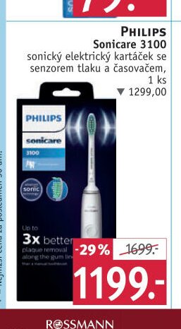 Philips Sonicare 3100 sonický elektrický kartáček