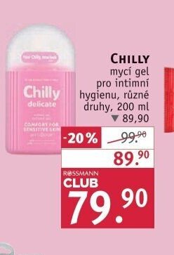 CHILLY mycí gel pro intimní hygienu