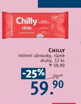 CHILLY intimní ubrousky