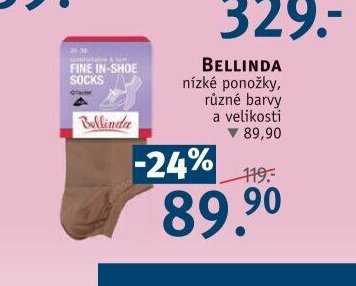 BELLINDA nízké ponožky
