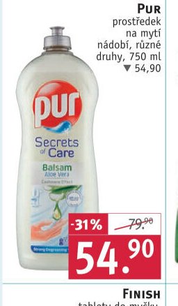 PUR prostředek na mytí nádobí
