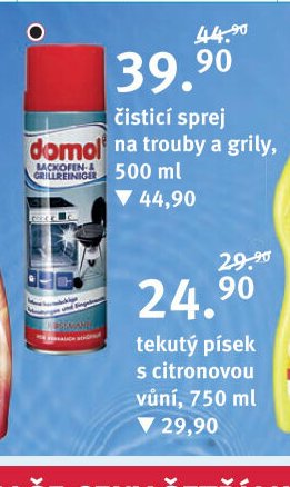 domol čisticí sprej na trouby a grily