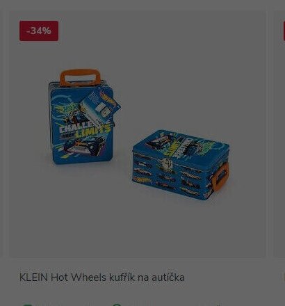 KLEIN Hot Wheels kufřík na autíčka