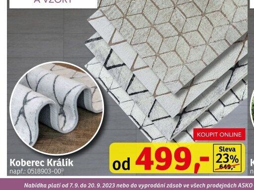 Koberec Králík - ASKO aktualniletaky.eu