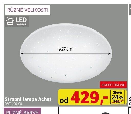 Stropní lampa Achat