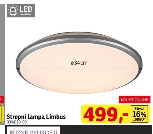 Stropní lampa Limbus