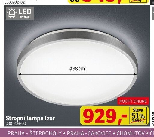 Stropní lampa Izar
