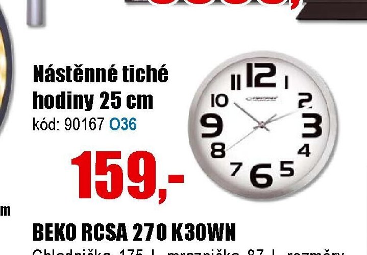 Nástěnné tiché hodiny 25 cm - EVA.cz aktualniletaky.eu
