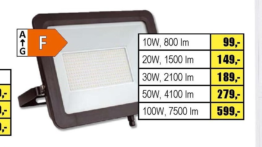 LED reflektory STAR (tabulka) - EVA.cz aktualniletaky.eu