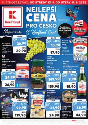 aktuální leták Kaufland 13.9.2023-19.9.2023