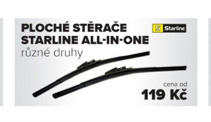 PLOCHÉ STĚRAČE STARLINE ALL-IN-ONE různé druhy