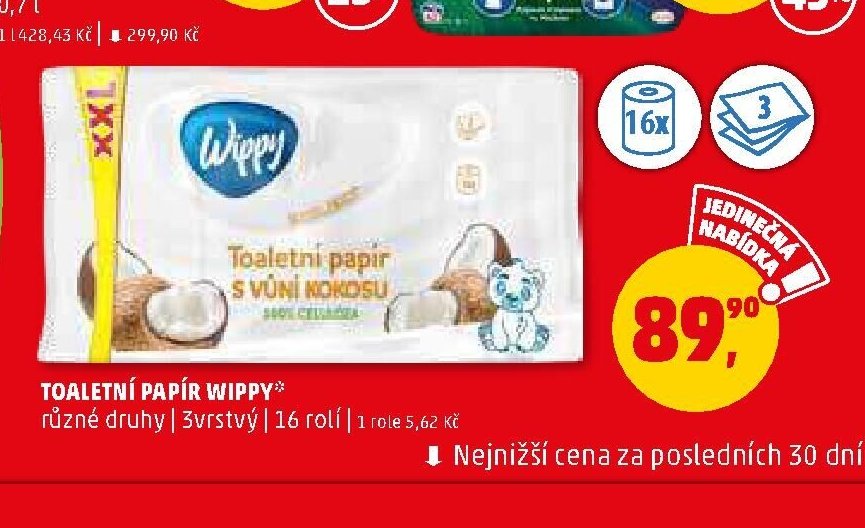 Toaletní papír Wippy - Penny Market aktualniletaky.eu
