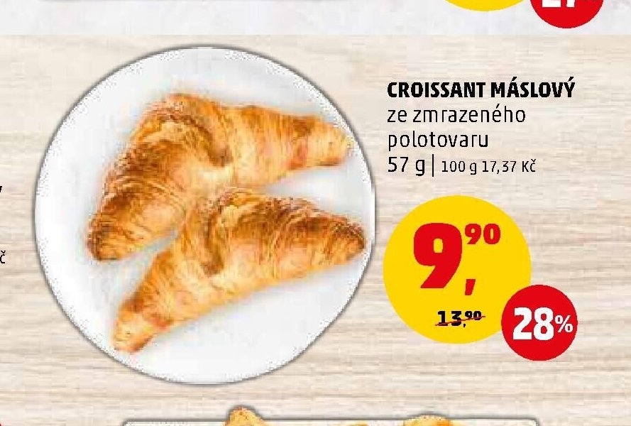 Croissant máslový - Penny Market aktualniletaky.eu