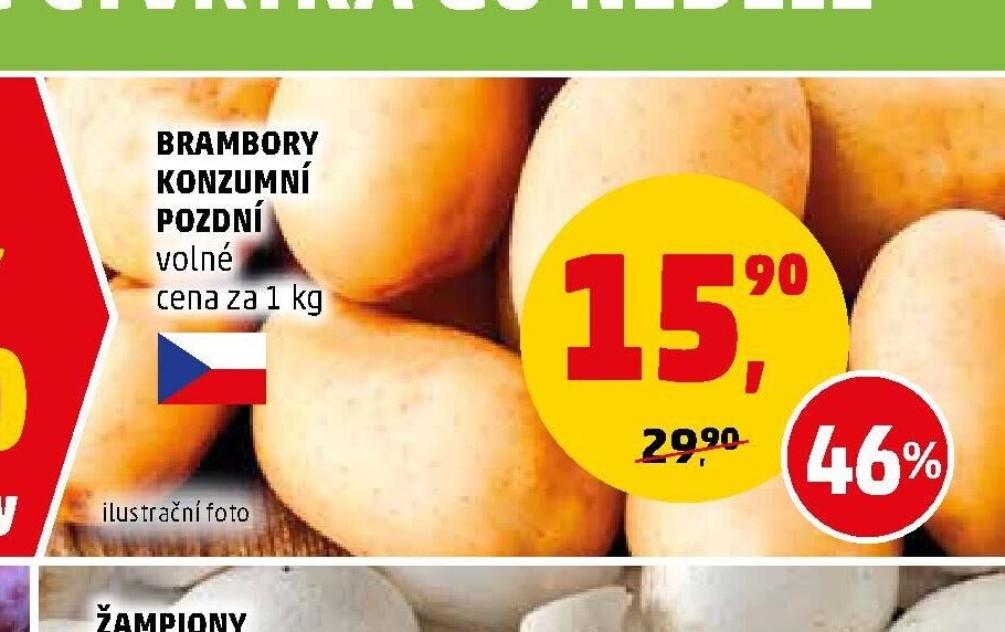 Brambory konzumní volné - Penny Market aktualniletaky.eu